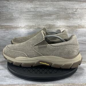 Skechers Men's Fallston Relaxed Fit: Respected Slip-On Sneakers Size 12